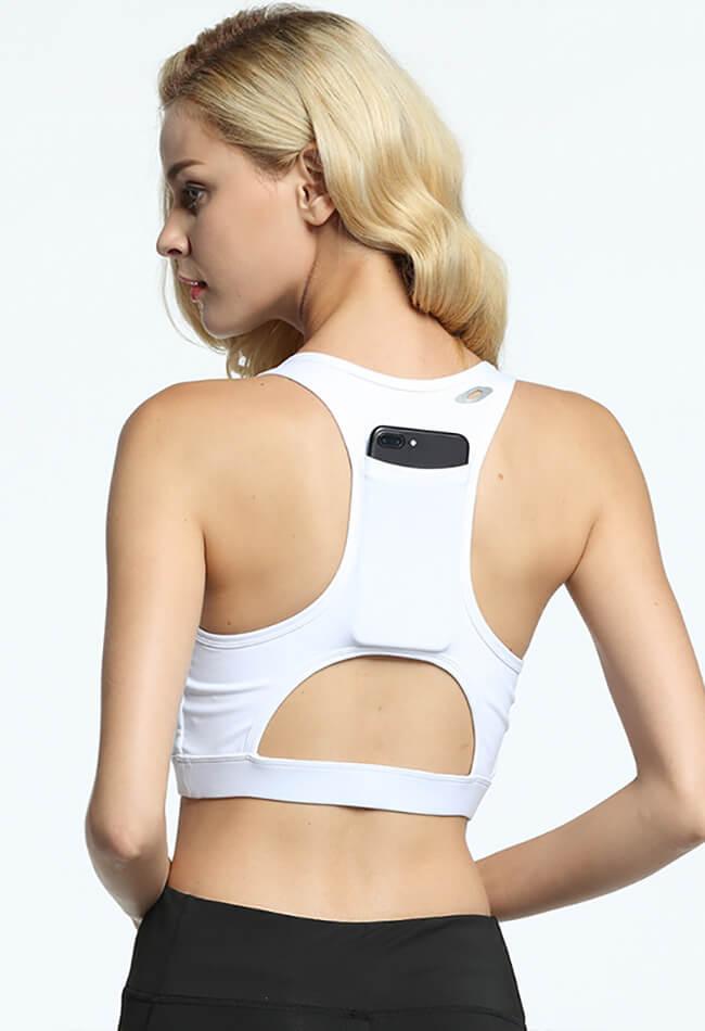 Pocket Racerback Sports Bra