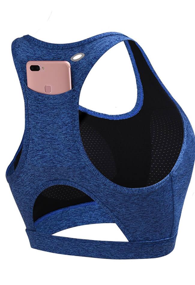 Pocket Racerback Sports Bra