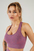 Puzzle Pattern Seamless Sports Bra