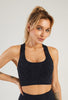 Puzzle Pattern Seamless Sports Bra