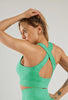 Puzzle Pattern Seamless Sports Bra