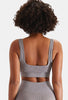 Ribbed High Elastic Seamless Sports Bra