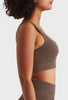 Ribbed High Elastic Seamless Sports Bra