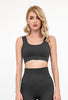 Seamless Square Collar Sports Bra - Century