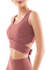 Unique Strap Design Bra Medium Support