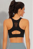 Zipper High Impact Sports Bra