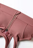 Zipper High Impact Sports Bra