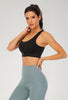 Zipper High Impact Sports Bra